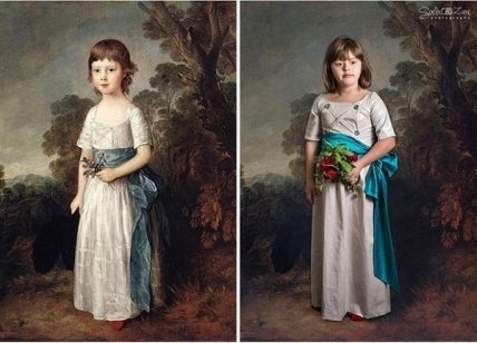 Дети с синдромом Дауна стали героями картин в фотопроекте Соэлы Зани 