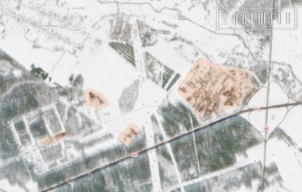 Супутникові знімки будівництва об’єктів інфраструктури.