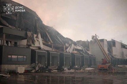 Наслідки удару по головному логістичному центру мережі NOVUS