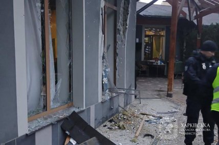 Наслідки атаки дронів у Харкові