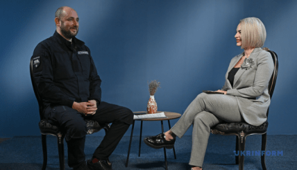 Олег Головащенко и журналистка