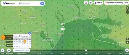 Погода в Одессе на 12 февраля
