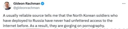"Путін у липкій ситуації": бійці КНДР отримали доступ до сайтів для дорослих
