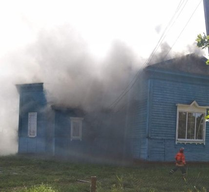 пожар на Житомирщине уничтожил церковь