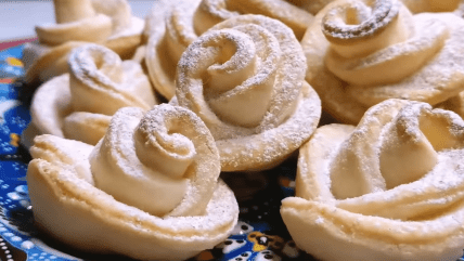 Быстрое и вкусное печенье на кефире