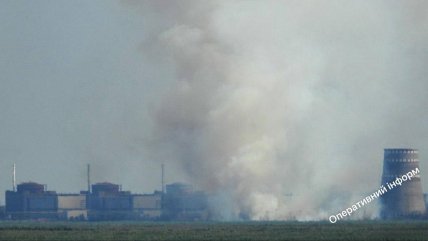 Дим навколо Запорізької АЕС