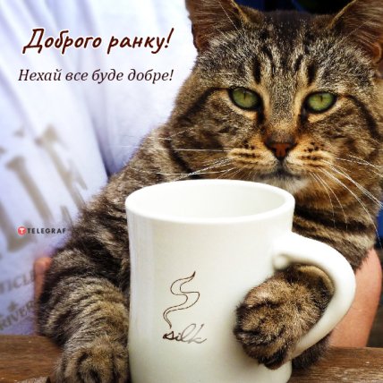 Доброго ранку, нехай все буде добре