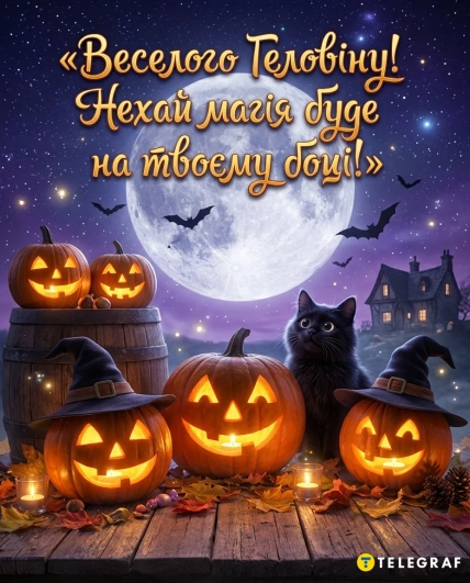 открытки на Хеллоуин