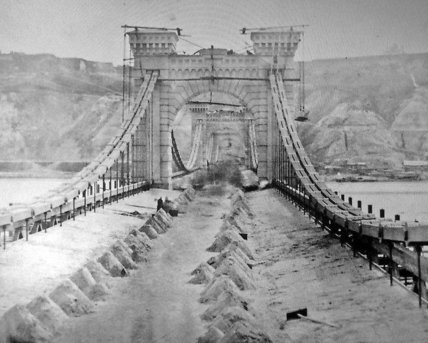 Київ Ланцюговий міст старі фото