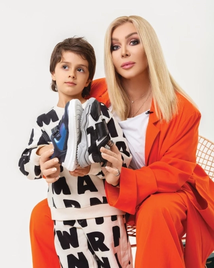 Ірина Білик з сином Табрізом