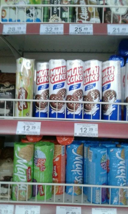 Цены на печенье MULTICAKE в 2007