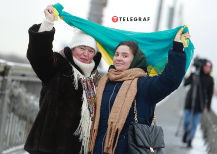 Акція присвячена Дню соборності України 2022