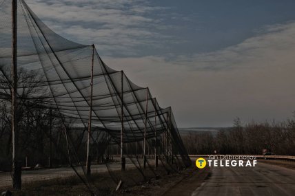 Антидроновые сетки на дорогах