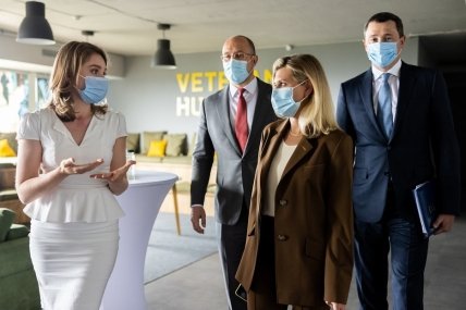 Елена Зеленская и Денис Шмыгаль