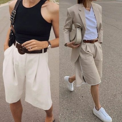 Образи з шортами-бермудами