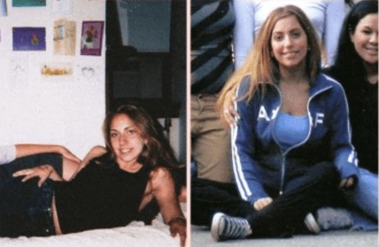 Леди Гага была шатенкой в юности