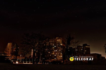 Як виглядає Київ без світла 20 січня, фото Ян Доброносов