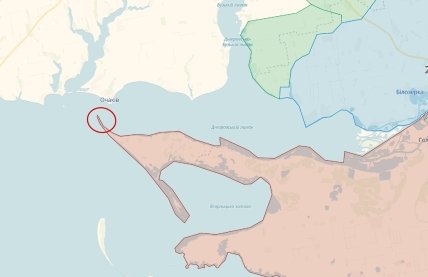 Фото геолокации Кинбурнской косы на карте