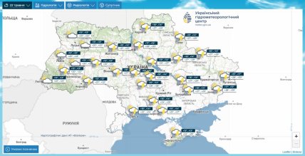Погода в Украине 22 мая 2026
