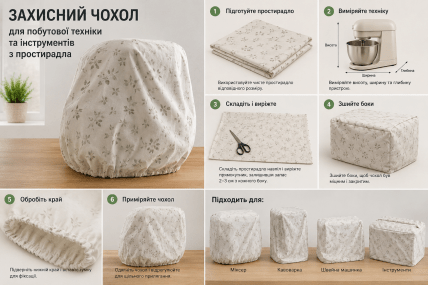 Защитный чехол из старой простыни