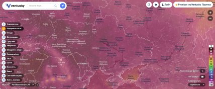 Температура в Украине будет выше нормы