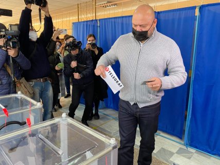 Михаил Добкин на выборах в Харькове