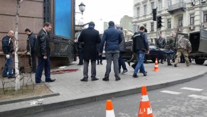 Место убийства Дениса Вороненкова