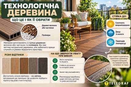 Виглядає як дерево, служить як плитка