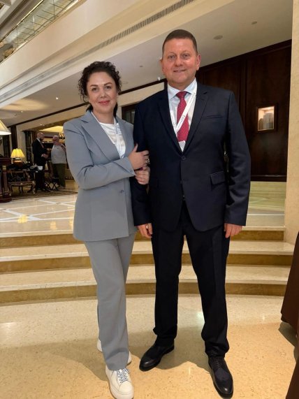 Валерий Залужный с женой Еленой
