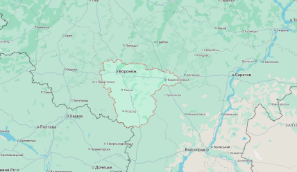 Воронежская область РФ - где она