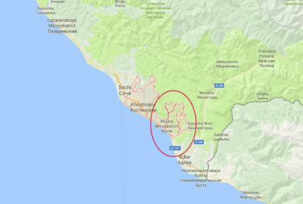 Ймовірна дача Віктора Януковича у Сочі