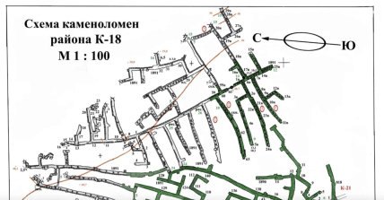 Карта катакомб в Одесі