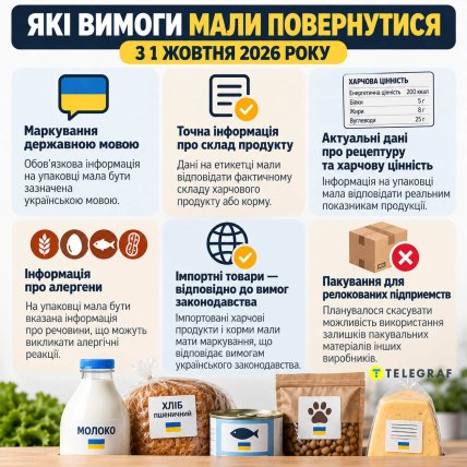 Які вимоги мали повернутися. Інфографіка ШІ "Телеграф"