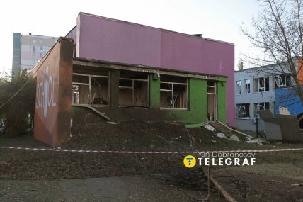 Поврежден заведение в Киеве