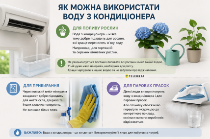 Где можно использовать воду из кондиционера