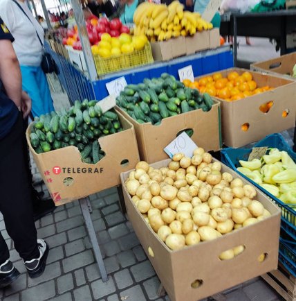 Мелитополь - цены на овощи