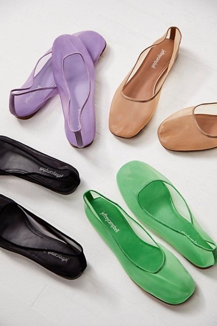 Прозорі балетки