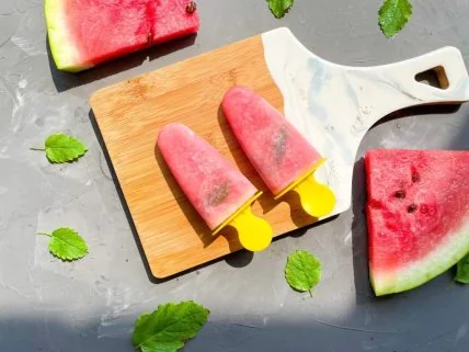 Морозиво з кавуна та м’яти