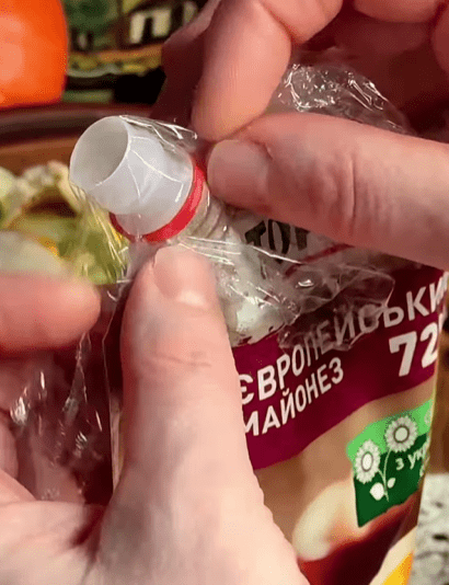 Как сделать тонкую майонезную сетку - лайфхак с фото и видео