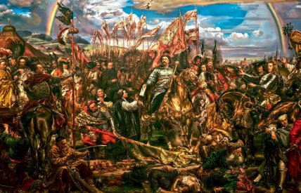 Ян III Собеський відправляє листа зі звісткою про перемогу під Віднем Папі Римському. Картина Яна Матейка, 1880 рік