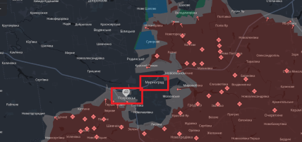 Где Покровск и Мирноград находятся на карте