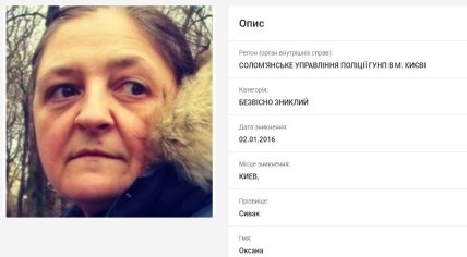Оксану Сивак знайдено мертвою в Києві