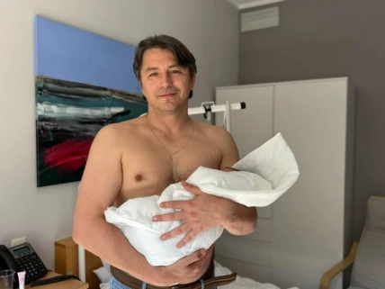 Сергей Притула с сыном Марком