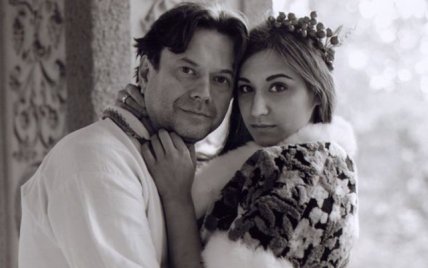 Остап Ступка с женой Дарьей