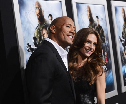 дуэйн джонсон с женой