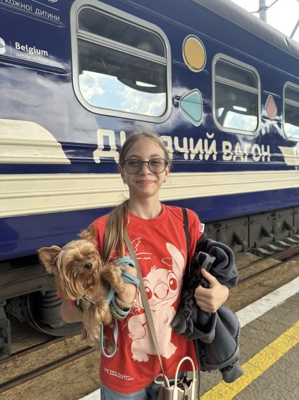 Пасажирка дитячого вагону