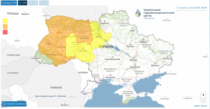 Прогноз заморозків на 3 жовтня в Україні