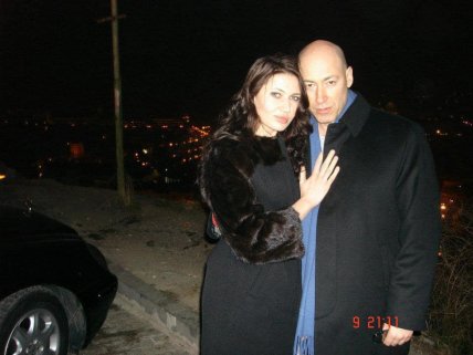 Дмитро Гордон зі своєю дружиною Олесею