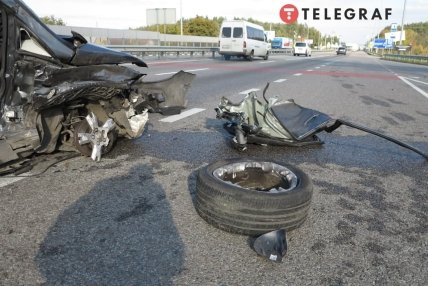 Место аварии под Березовкой