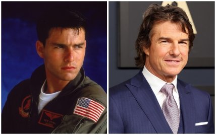 Том Круз в Топ Ган и сейчас